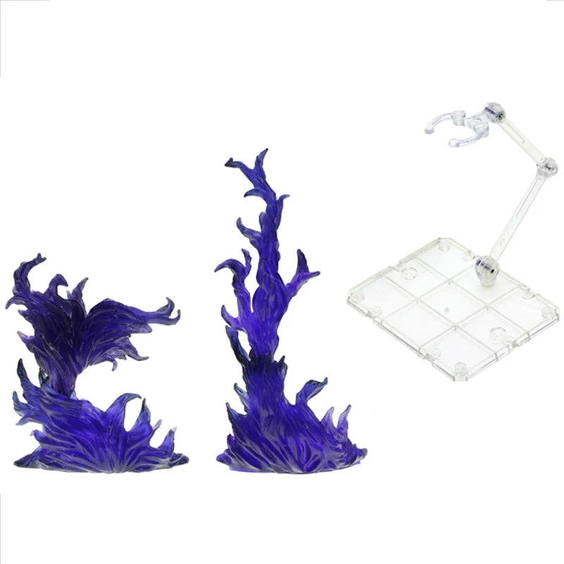 Shenron Action Figure Special Impact Effect Lightning Flame Explosion DIY Assembly Display Bracket Model Decoration Toy Gifts