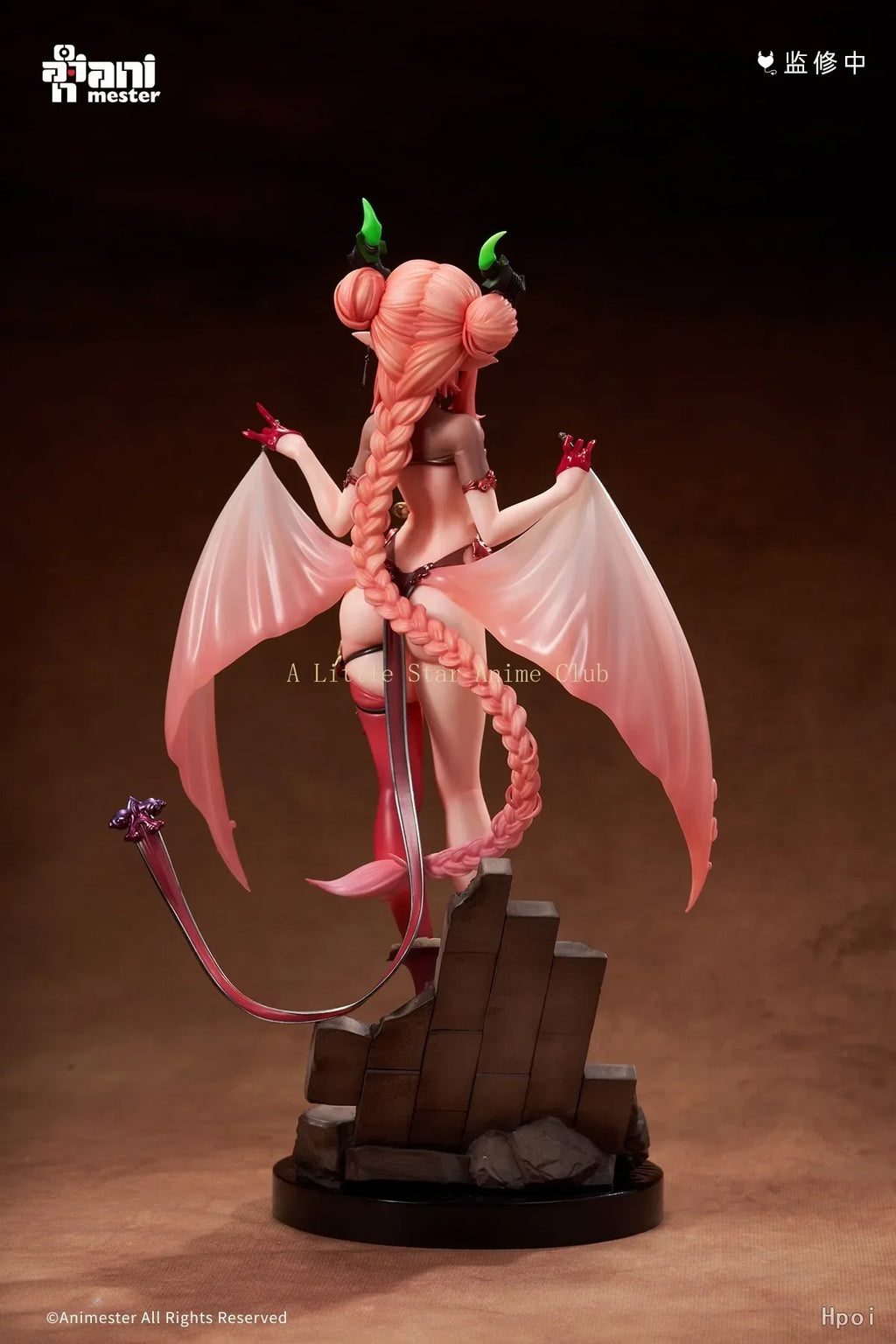 In Stock Original AniMester Little Succubus Yayazi 1/7 Machine Girl Figure 29CM Animation Characters Model Toy