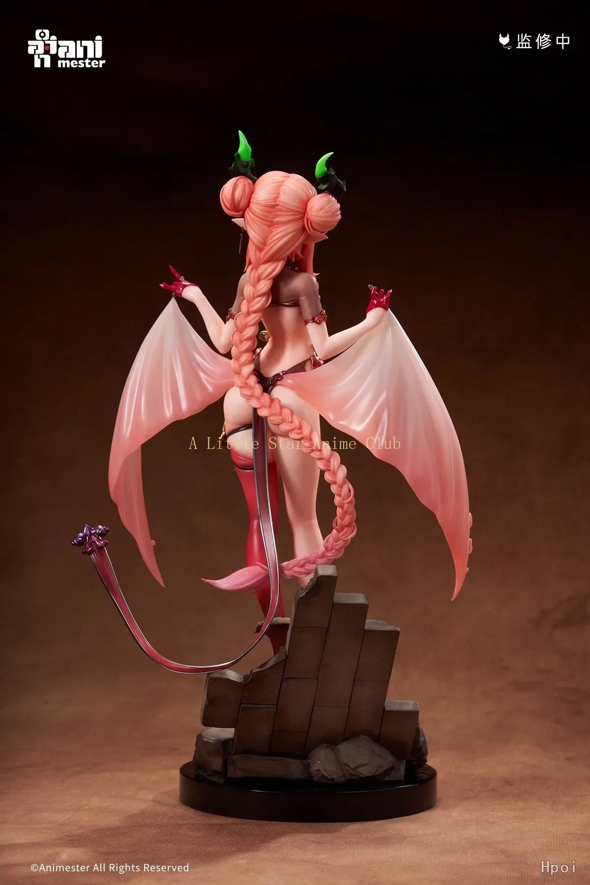 In Stock Original AniMester Little Succubus Yayazi 1/7 Machine Girl Figure 29CM Animation Characters Model Toy