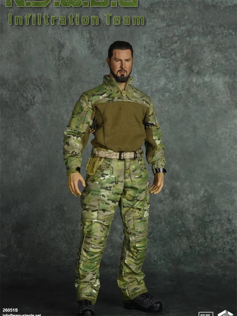 EASY&SIMPLE ES 26051S 1/6 Scale N.S.W.D.G Infiltration Team Sealteam Full Set 12" Action Figure Model Toys For Fans Collection