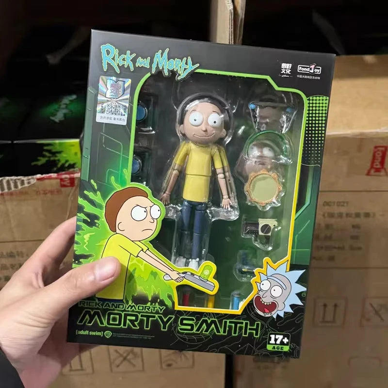 In Stock Fondjoy Original Rick And Morty Action Figure Model Toys 1/12 Rick And Morty Movable Model Toy Collectible Gift