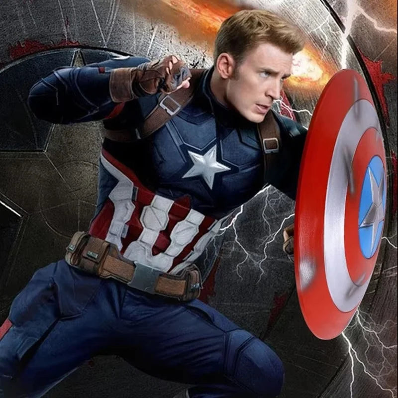 58cm Hot Movie Avengers 4 Captain America Shield 1:1 Cosplay Outdoor Toy Plastic Action Props Home Decoration Boys Birthday Gift