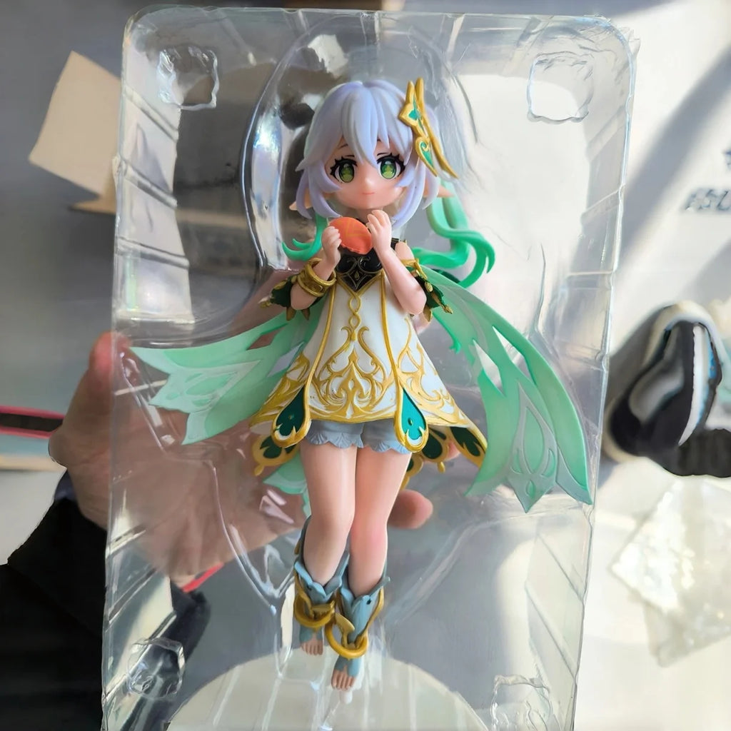 New 21cm Genshin Impact Nahida Lesser Lord Kusanali Standing Pose Anime Figure Cute Nahida Figures Pvc Collection Model Toys