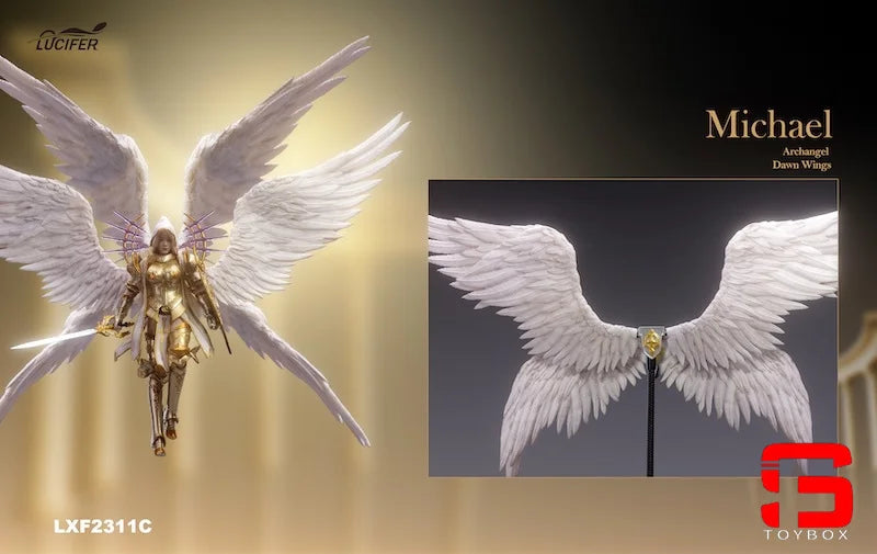 Lucifer LXF2311 Dawn Wings Michael Actionfigur im Maßstab 1/12, 6 Zoll, weibliches Soldatenfigurenmodell für die Fan-Kollektion