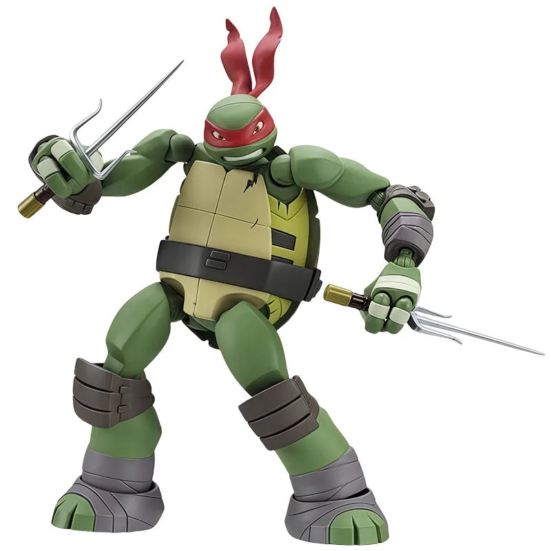 Kaiyodo Original Zolgear Teenage Mutant Ninja Turtles Raphael Anime Figures Toys for Boys Christmas Gift Collectible Model