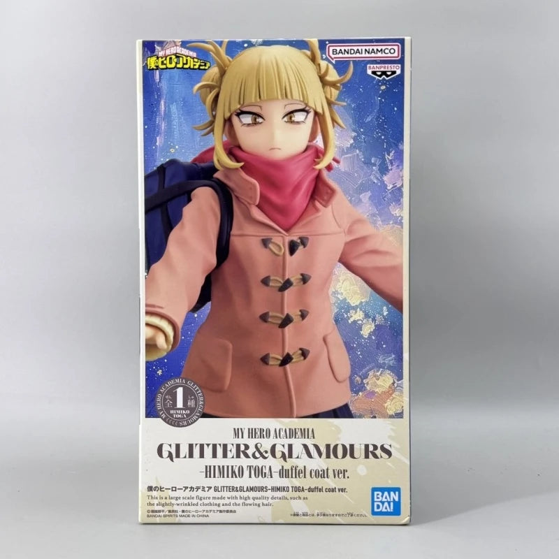 In Stock BANPRESTO My Hero Academia GLITTER&GLAMOURS Duffel Coat Himiko Toga Figure Anime Model Genuine Boxed Toy WY