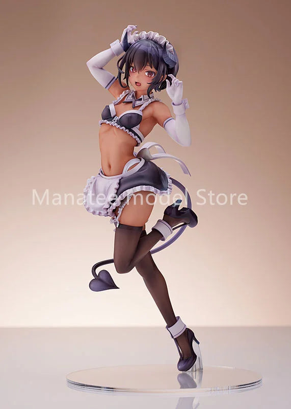 AmiAmi x AMAKUNI Original Dai Kasshoku Jidai Saki 1/6 PVC Action Figure Anime Model Toys Collection Doll Gift