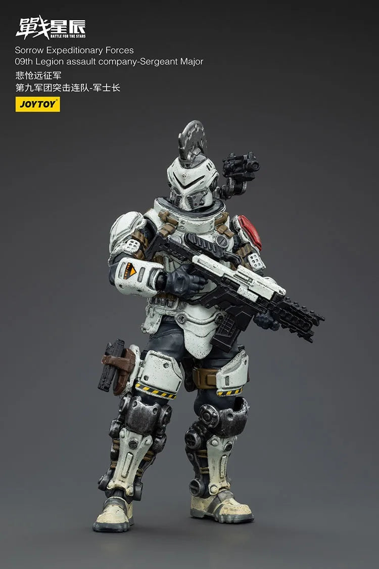JOYTOY Battle For The Stars Sorrow Expeditionary Forces 09th Legion Assault Company Sergeant Major Assaulter Sniper Signaller