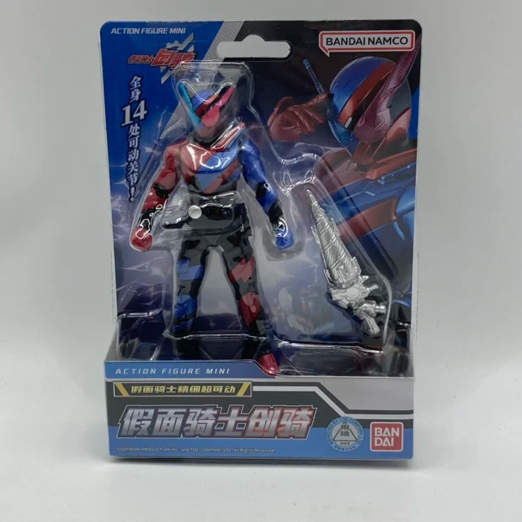 Bandai Bandai Kamen Rider 17.5cm Vocal Joint Super Mobile Doll Emperor Riding Double Riding Model Toy Scene Ornament Gift Toys