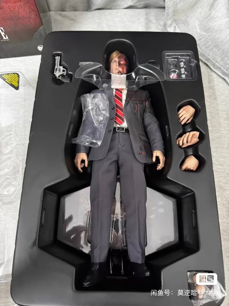 Genuine Hottoys Ht Mms546 1/6 Dark Knight Two-Face Dolls Full Set 12inch Male Soldier Action Figure Collectible Toy Birthday Gif