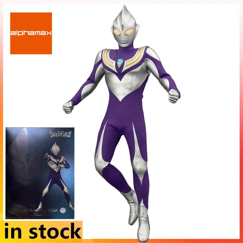 Alphamax Original Finished Product Movable Exquisite Doll Series Ultraman TigaAnime Toy Collectible Model Festival Gift for Boys