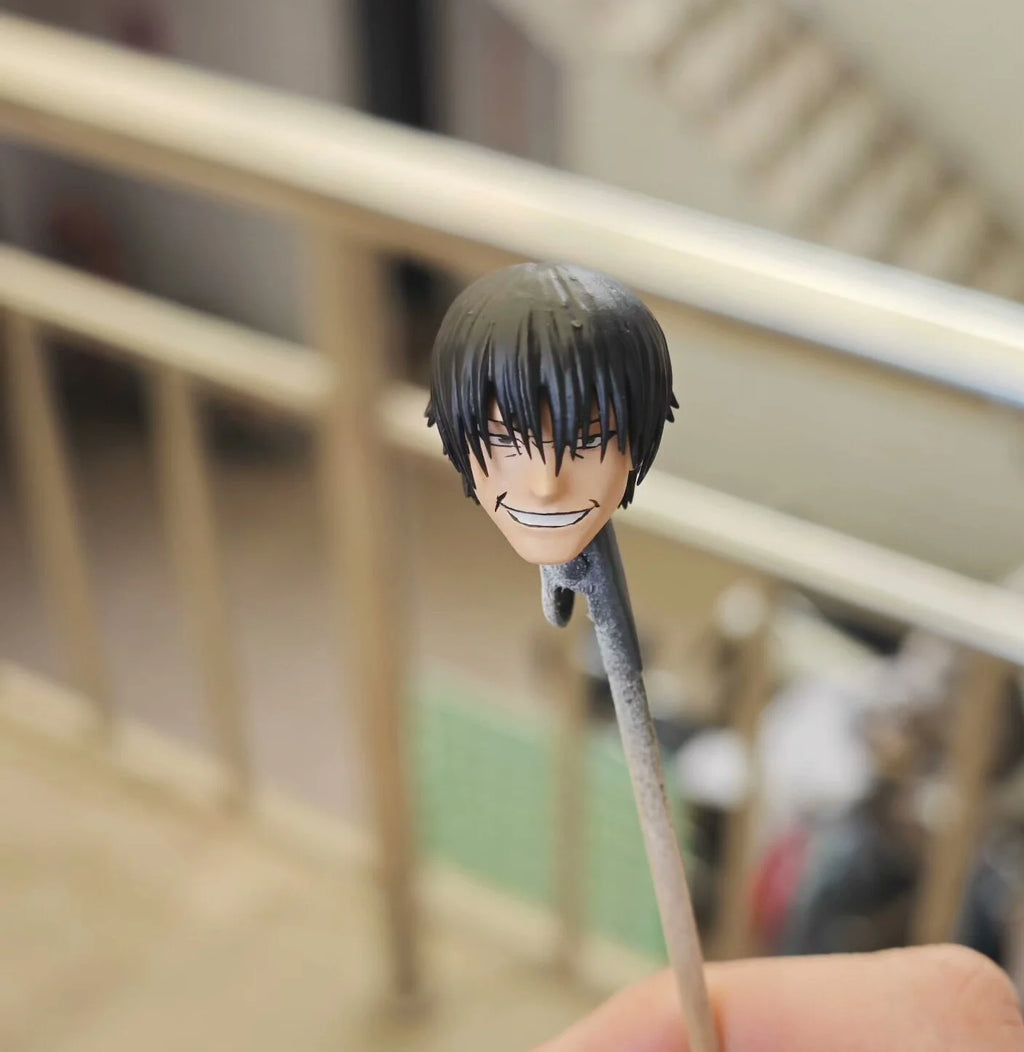 New 1/12 Fushiguro Toji Sukuna Gojo Anime Male Delicate Painted Head Sculpt Model Toys Customzation For 6" Shf Romankey Model