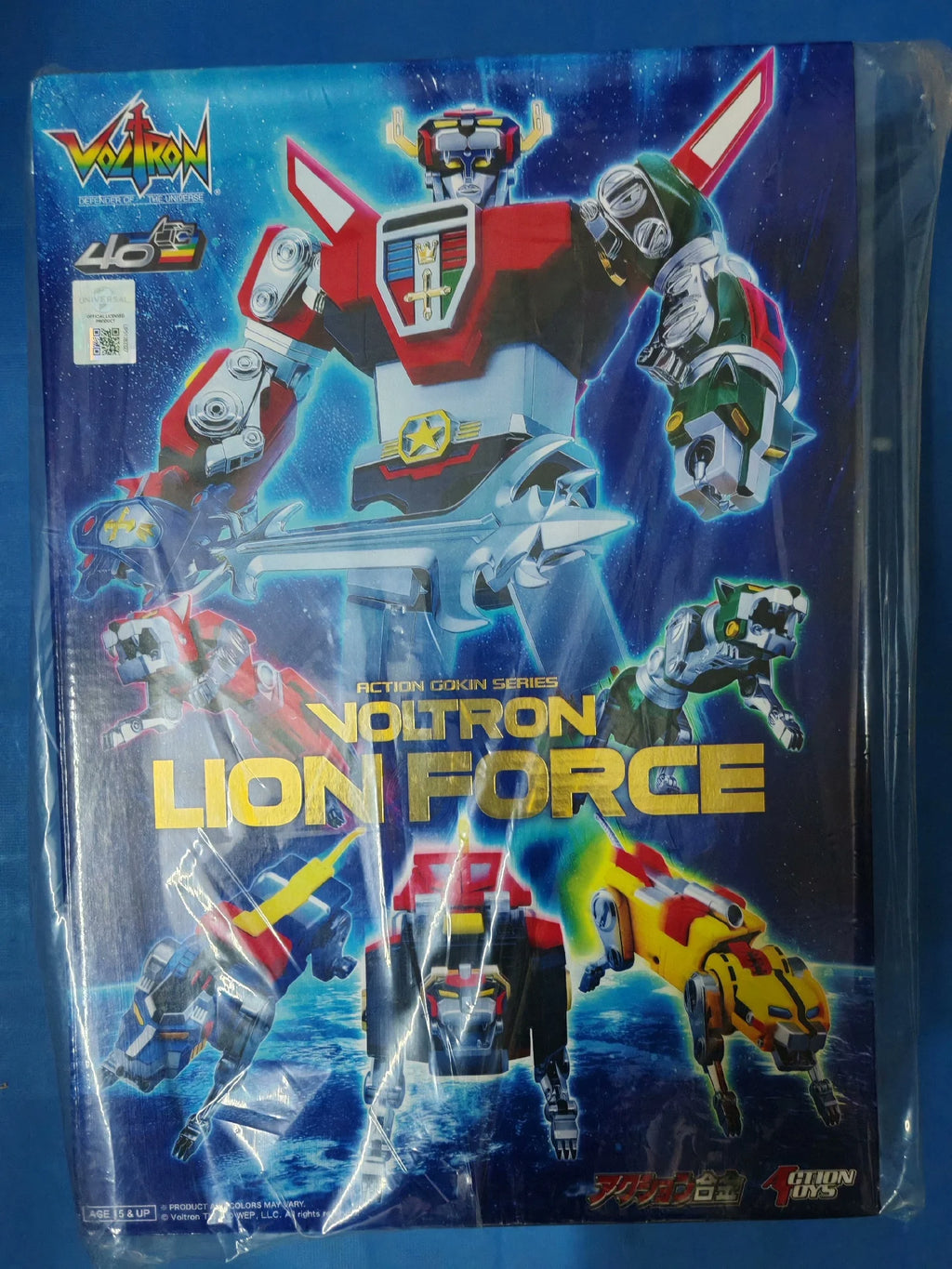 In Stock Action Toys Voltron GoLion LION FORCE Mini Action Movable Model Toys Collection 5 in 1 Combination