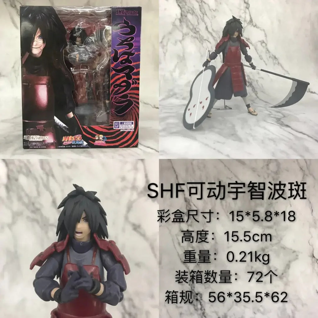 9 types Shippuden Shf Uzumaki Rasengan Action Figures Movable Joints Face Change Dolls Anime Figurines Models Toys Gifts