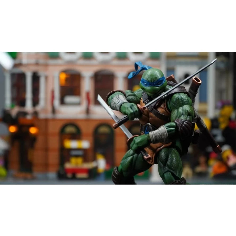 In Stock Lingjihun Teenage Mutant Ninja Turtles Raphael&Leonardo Highly Restored Action Figure Model Collectible Anime Figurine