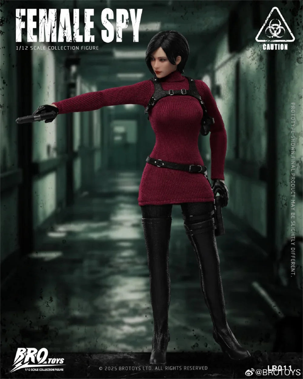 BROTOYS LR011 1/12 Classic Adventure Game Characters Female Spy Ada Wong Full Set For 6inches Action Figure Model Toys
