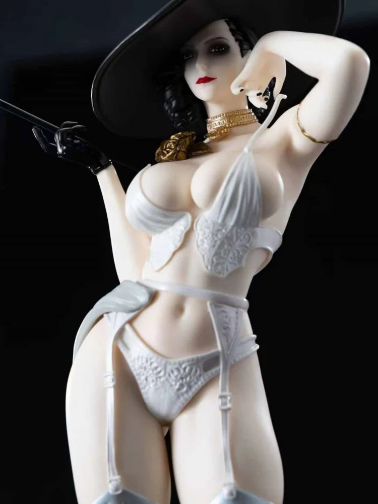 Fig Gems 30cm Alcina Dimitrescu Figure Village Beautiful Anime Girl Desktop Ornament Holiday Gift For Anime Fans
