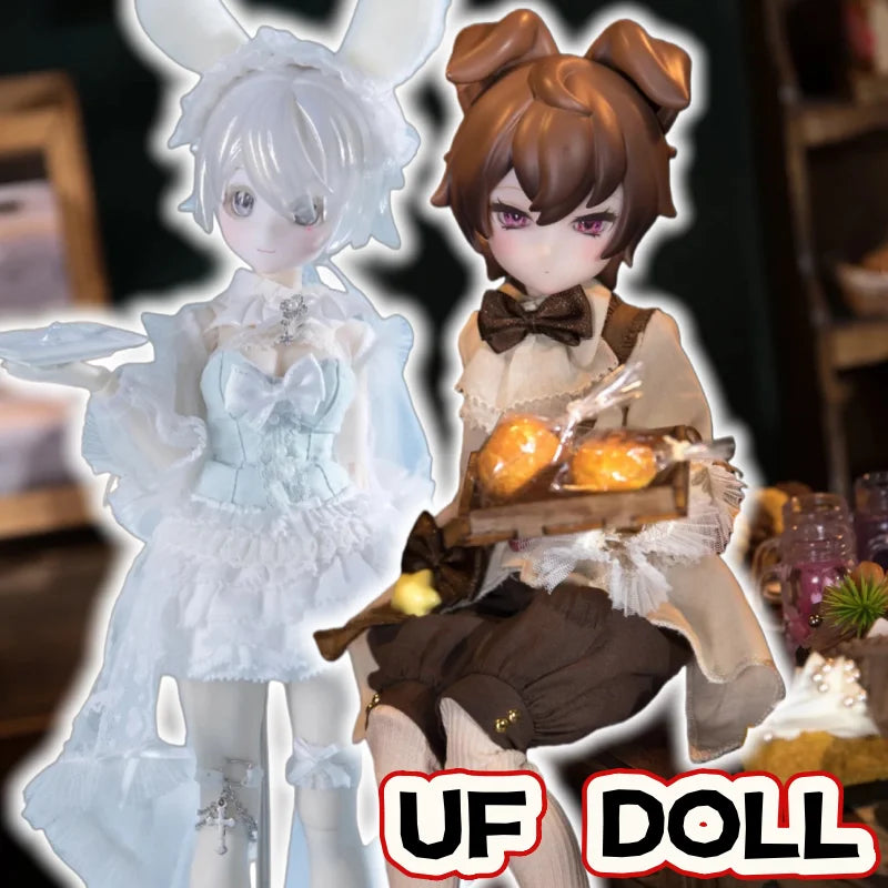 Bjd UF Doll Pus Tea Plus Series Mandarin Duck 1/5 Movable Joint Figure Limited Doll Desktop Decoration Toy Girl's Christmas Gift