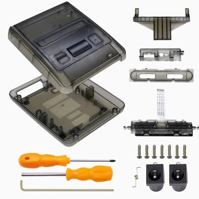 New SFC game console shell SFC console replacement shell High quality SFC semi transparent shell For Super Famicom Console