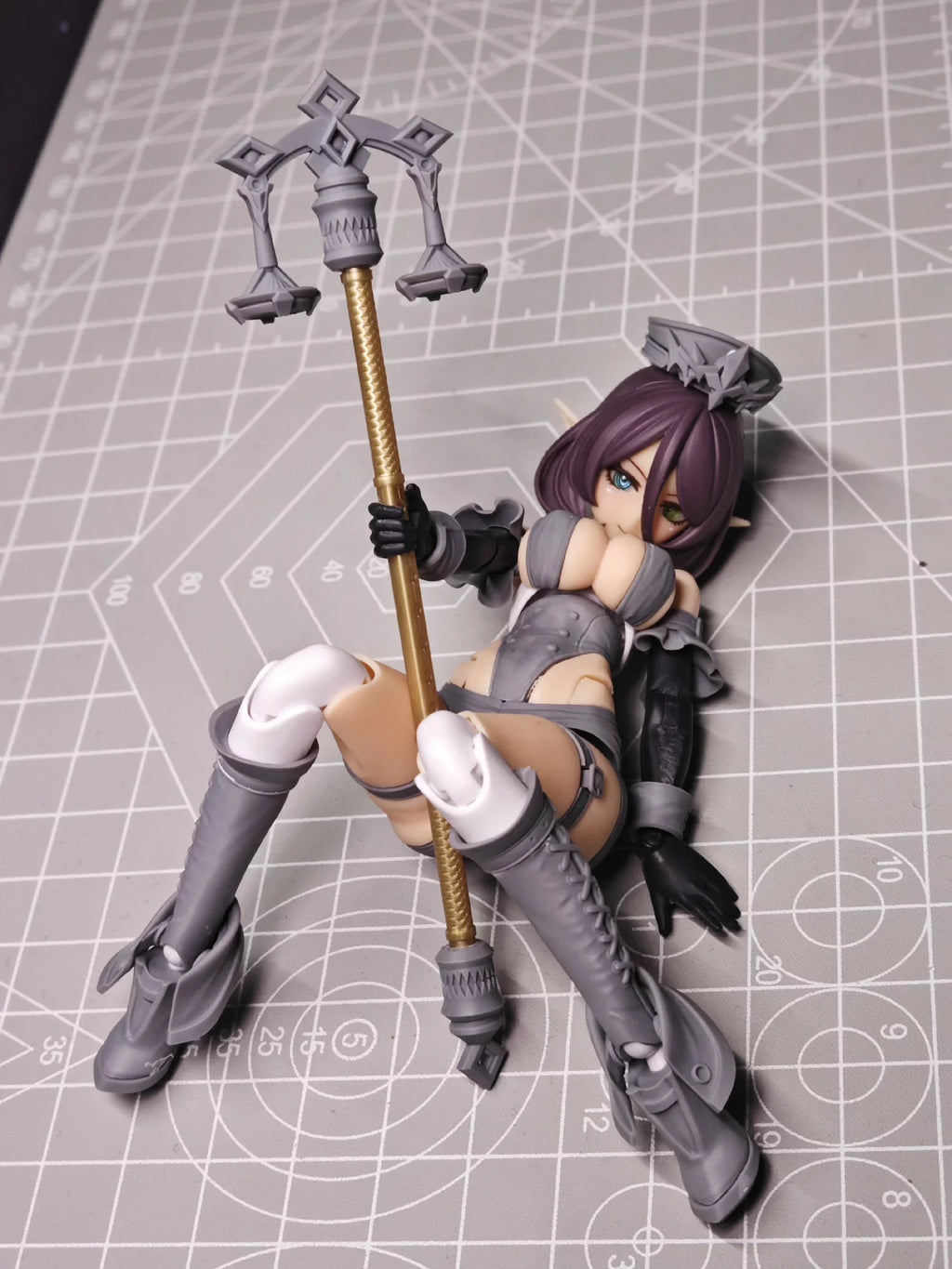 【No Figure】Handmade 1/12 Mecha Girl Chinese Mage Conversion Parts For 6inch Kotobukiya Gunner Knight  Action Figure Toys ﻿