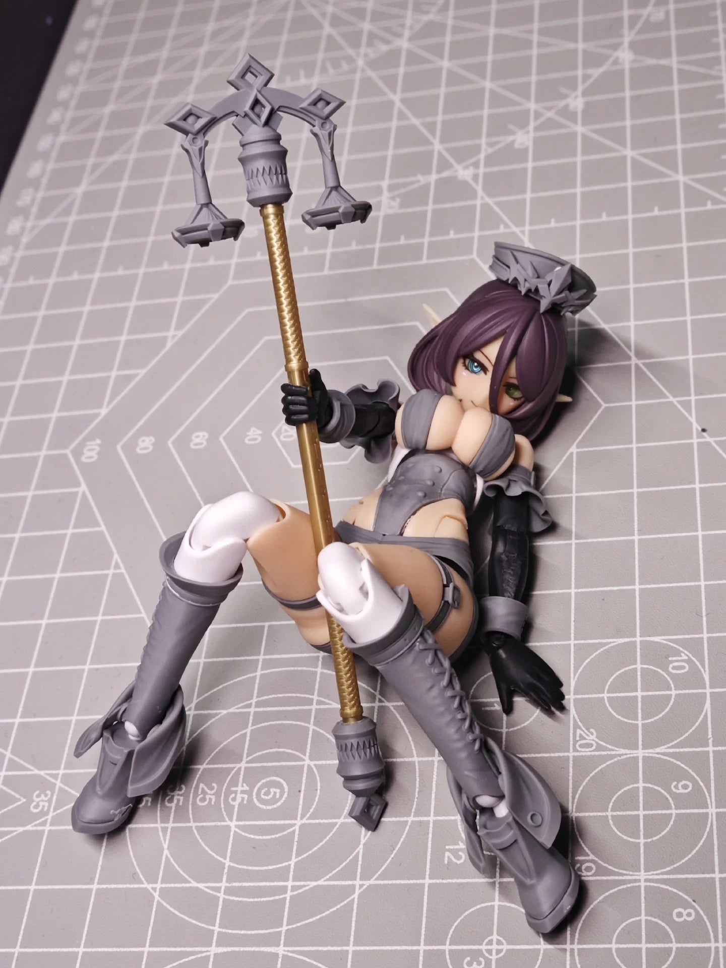 【No Figure】Handmade 1/12 Mecha Girl Chinese Mage Conversion Parts For 6inch Kotobukiya Gunner Knight  Action Figure Toys ﻿