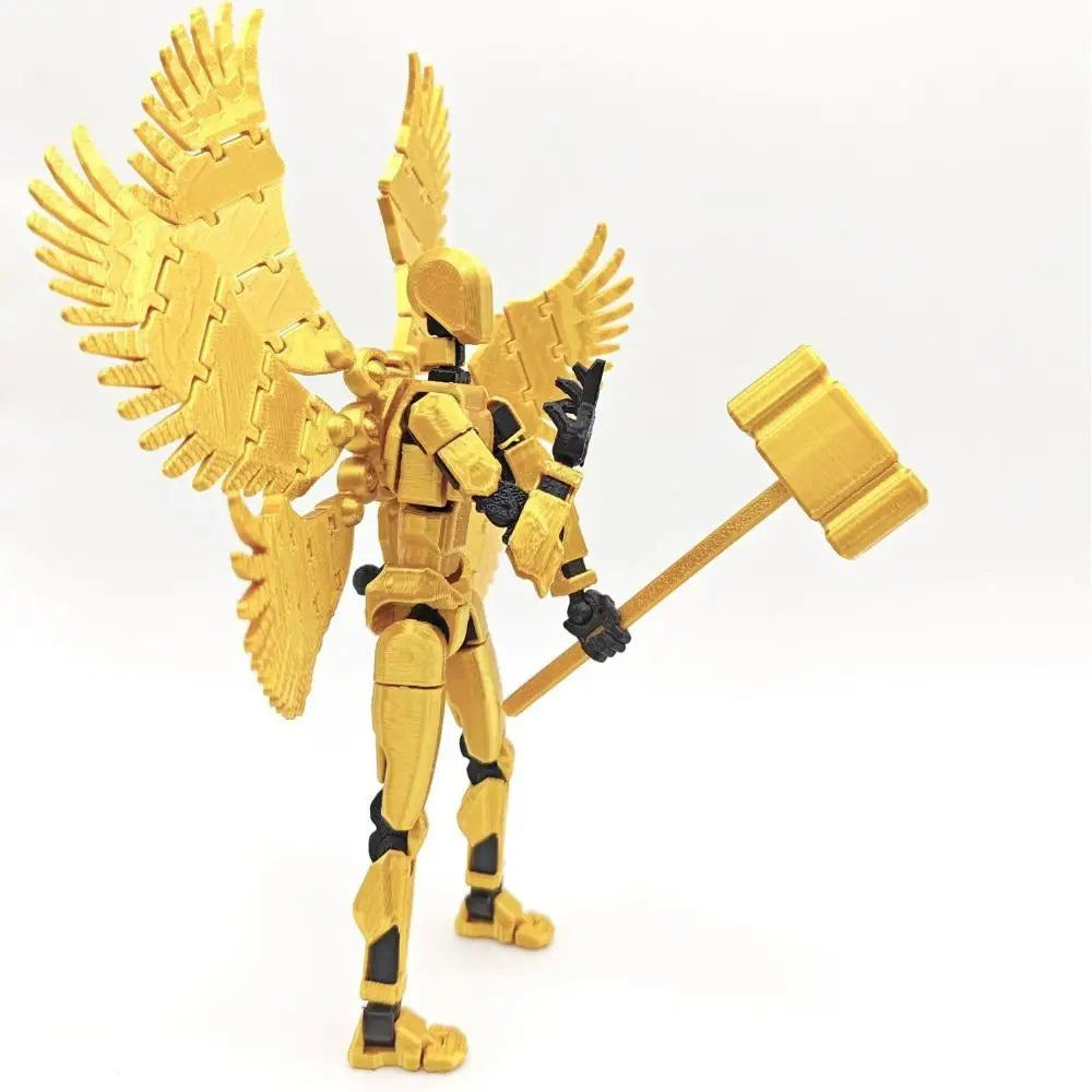 Desktop Decoration 3D Printed T13 Action Figure ABS Shapeshift Robot Robot Dummy Action Figures Model Multi-Jointed Movable