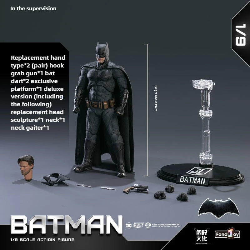 Genuine FondJoy Batman - Armored Edition Action Figure Toys Movable Model Boys Gift Fans Collection Batman v Superman Series