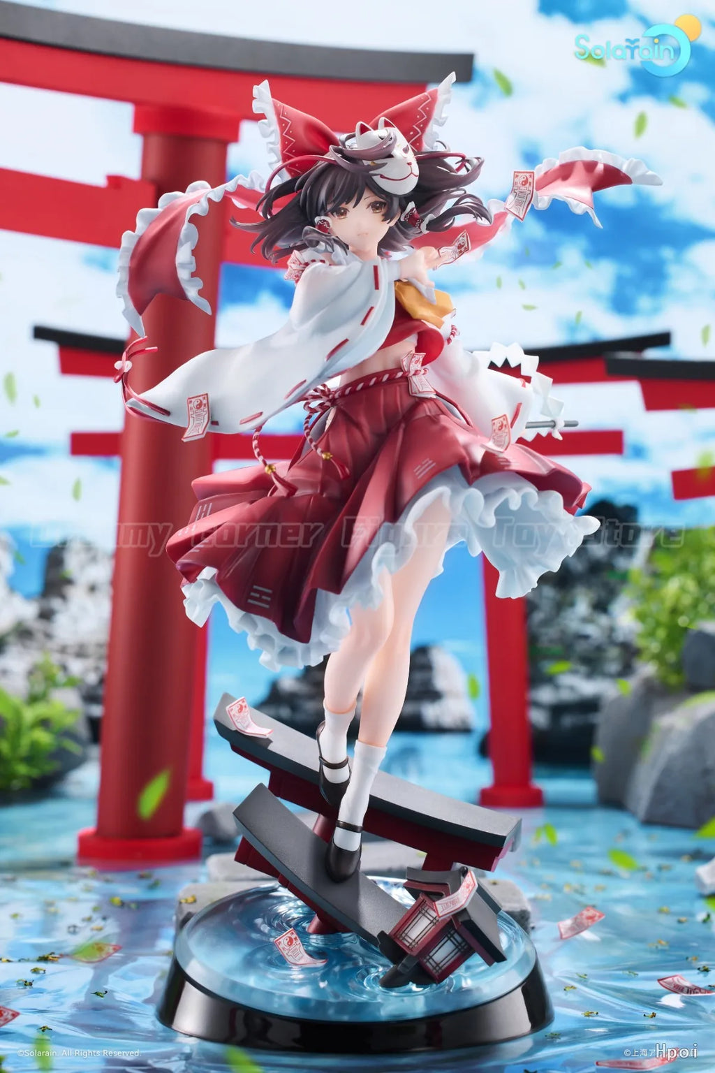 【In Stock】Original Solarain Toys Project Hakurei Reimu 1/7 Scale Figure Toys Beauty Model Ornaments