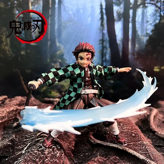 Demon Slayer Shf Series Аниме Rengoku Kyoujurou Ръчно изработено облекло Пламък с колона, подходящо за подвижен хуманоид размер 1/12