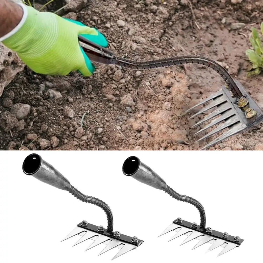 Hand Weeder Tool Uprooting Puller Manual Detachable Remover Efficient Ergonomic Weeding Uprooting Tool for Easy Use in Your Yard