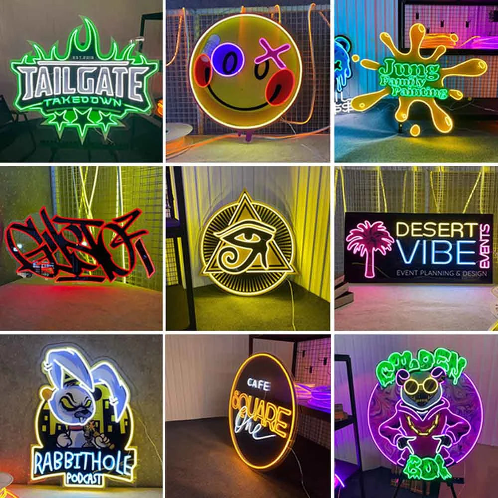 Custom Neon Sign Personalise LED Neon Light for Party Wedding Birthday Business Company Window Restaurant Decor Neon Signs