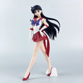 22cm Anime Sailor Moon Figure Sailor Mars Sailor Mercury Action Figures Hand Made Toys Kawaii Model Doll Ornaments Kids Gifts