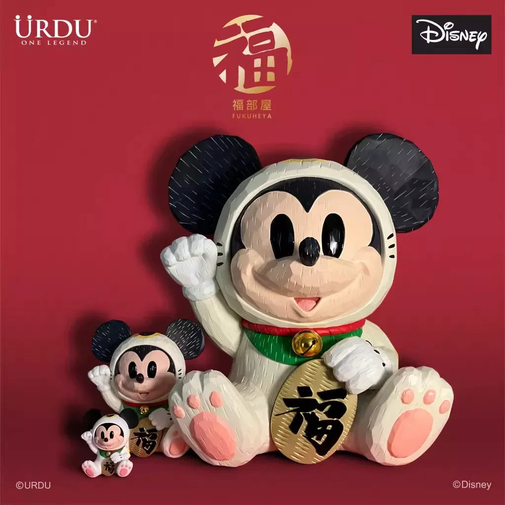Fukubeya Maneki Neko Lucky Series Alien Figure 45cm Tall Disney Pixar Wood Style Finish Collectible by URDU