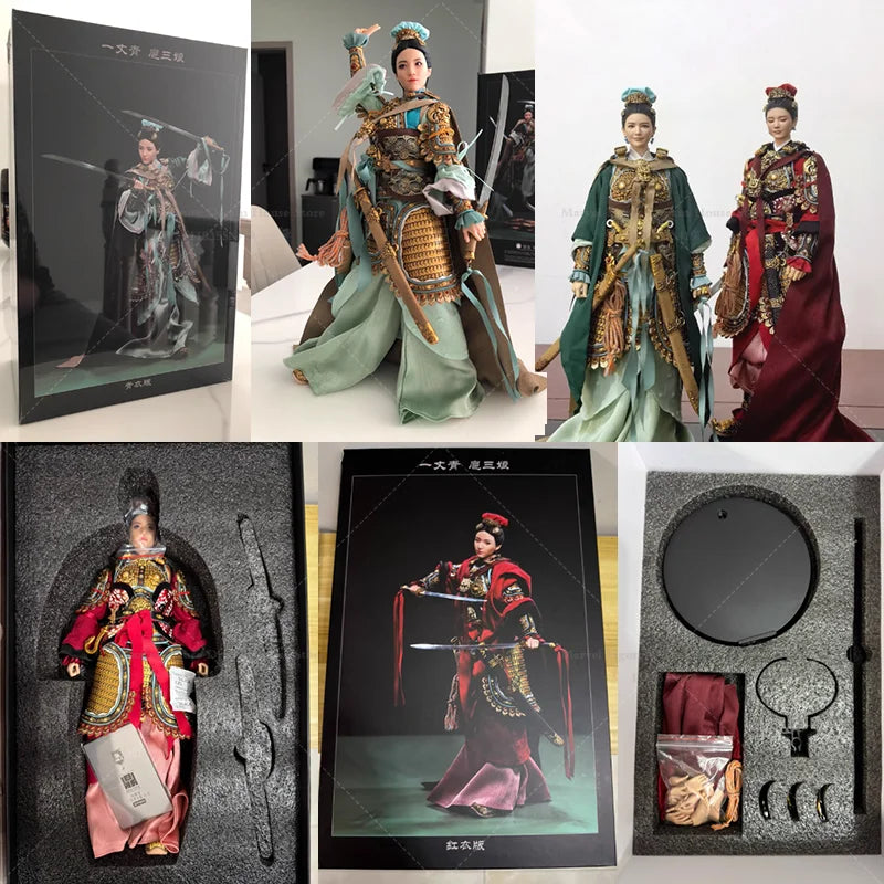 1/6 Scale Yizhang Qing Hu San Niang Martial Prowess 12inch Full Set Action Figure Soldier Height 32CM Mr.Z X DING TOYS DT003 A/B