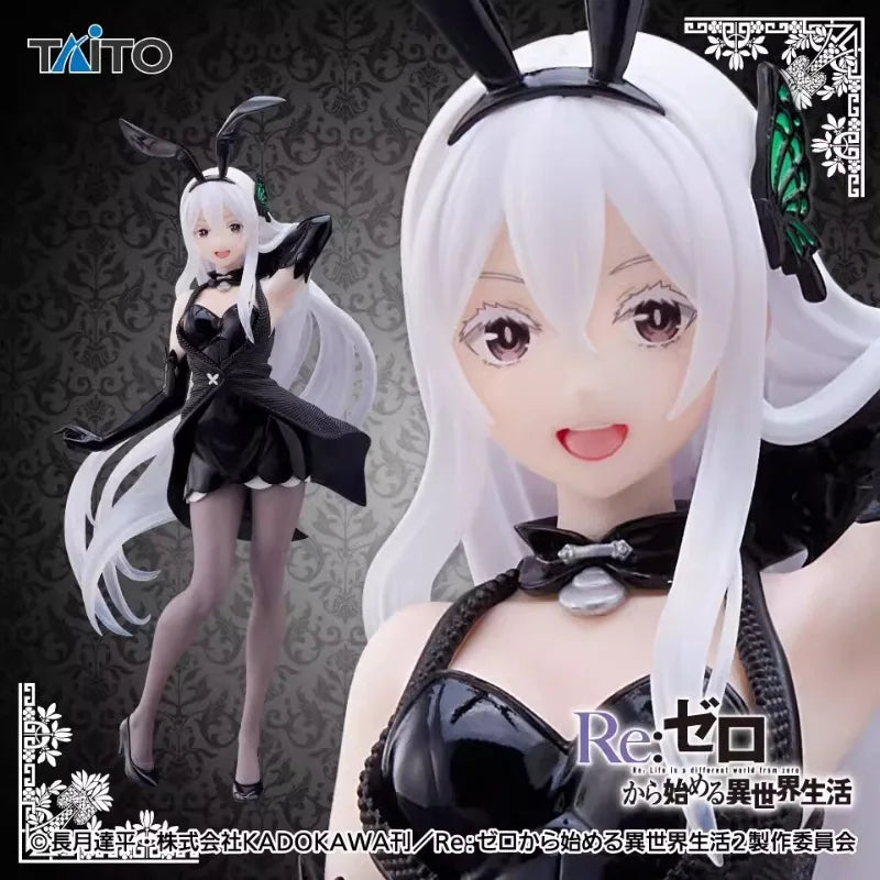 Ursprüngliche Echte TAITO Re: Zero Starting Life in Another World 18 cm Echidna Coreful Bunny Girl PVC Anime Figur Spielzeug Geschenk