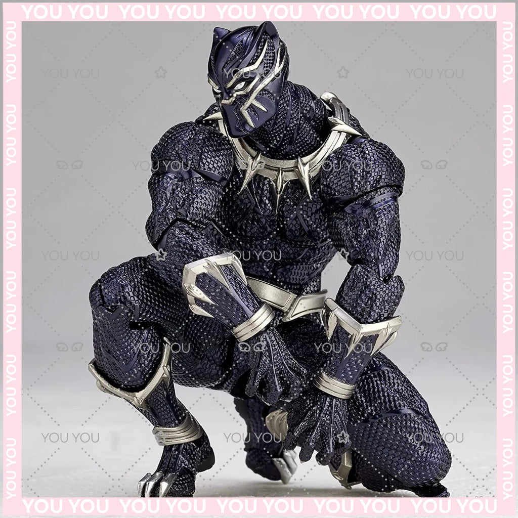 KAIYODO Original Amazing Yamaguchi Style Series Number 027 DC Superman/Black Panther/Wolverine/Supergirl Toy Movable Collection