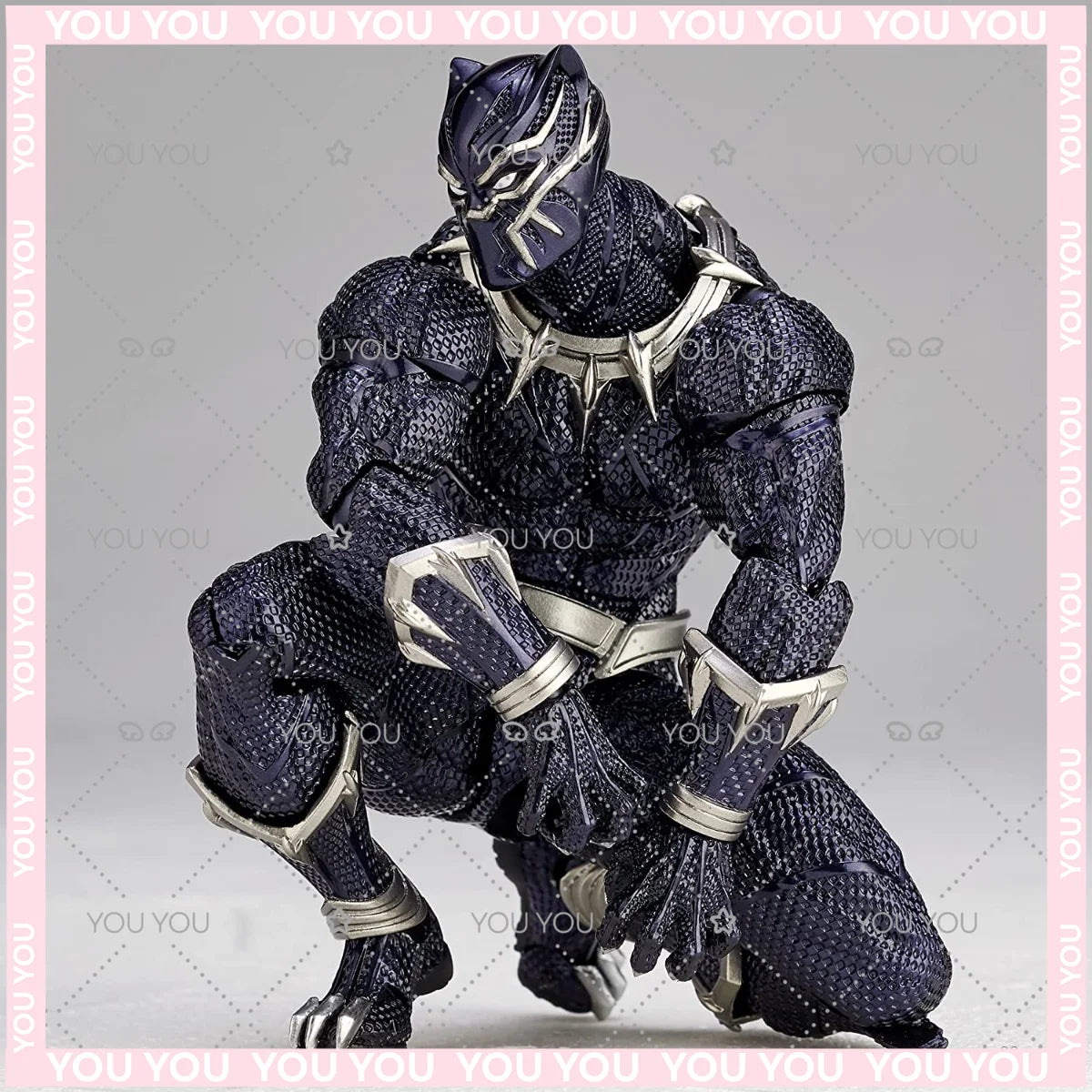 KAIYODO Original Amazing Yamaguchi Style Series Number 027 DC Superman/Black Panther/Wolverine/Supergirl Toy Movable Collection