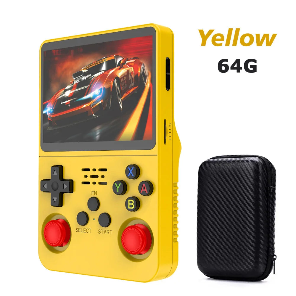 Portable Pocket Video Player 64GB 128G R36S Retro Handheld Video Game Console Linux System 3.5 Inch IPS Screen to 20000 Games
