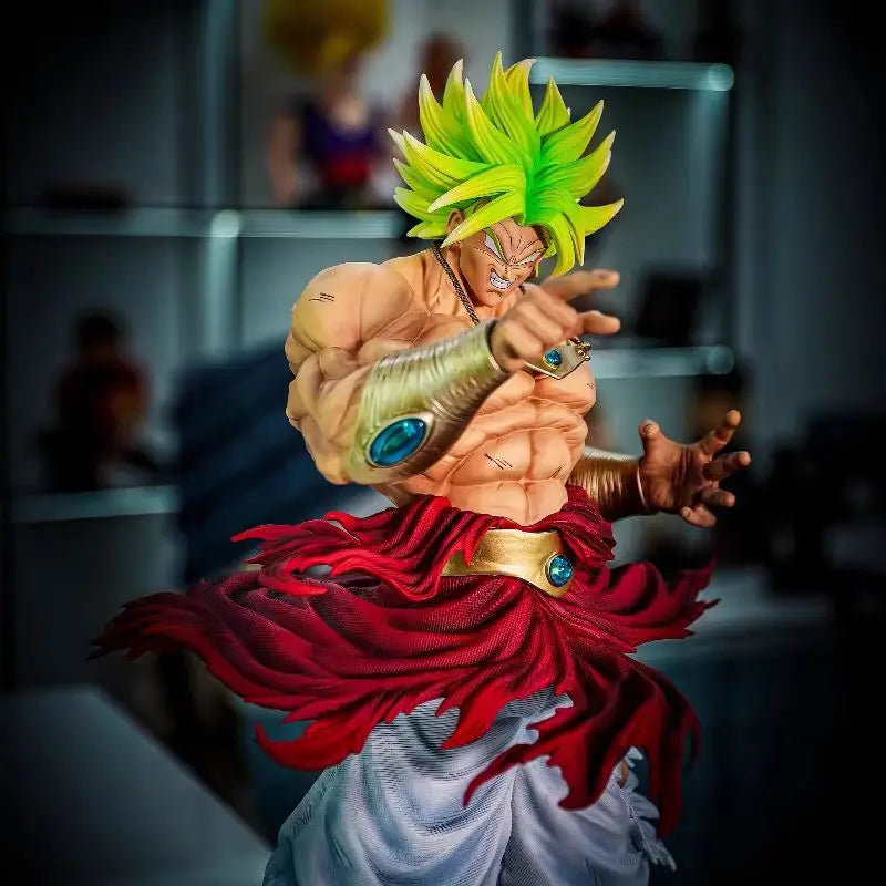 50 cm Jt Toys Dragon Ball Super Saiyajin Broly Figur Anime Actionfigur PVC Statue Modell zum Sammeln und Verschenken