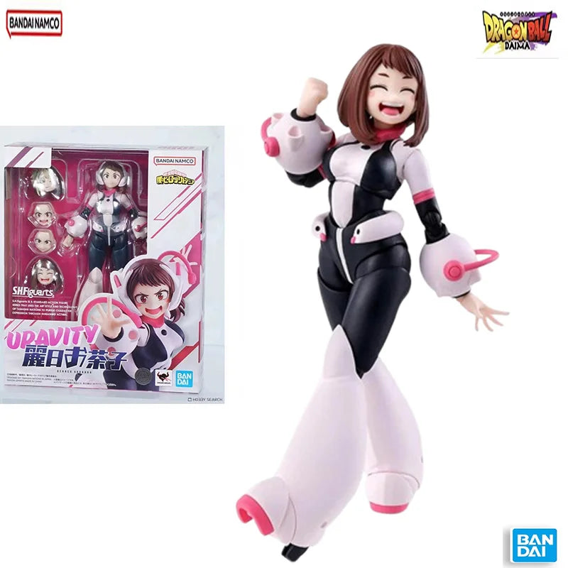In Stock Bandai SHF Uraraka Ochako My Hero Academia Movable Figures New in Stock Movable Figures Collection Gifts