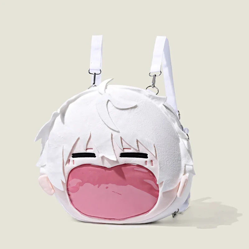 Anime Blue Lock Tsugumi Seishiro Chigiri Hyoma Peripheral Schoolbag Big Mouth Transparent Crossbody Bag Birthday Gift