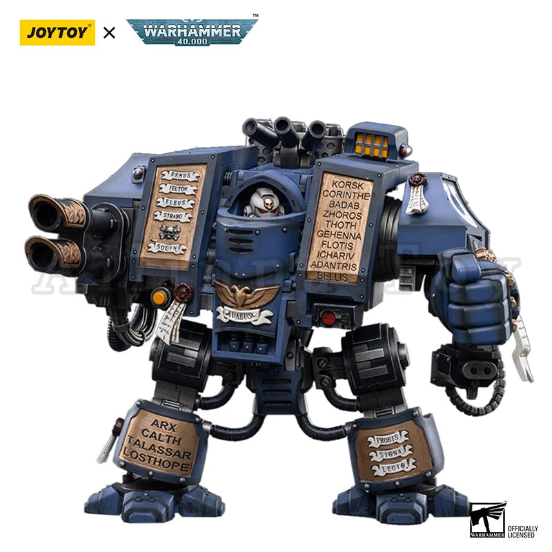 JOYTOY 1/18 Actionfigur Mecha 40K Space Marines Ultramarines Venerable Dreadnought Neuauflage Version Anime Spielzeug Geschenk