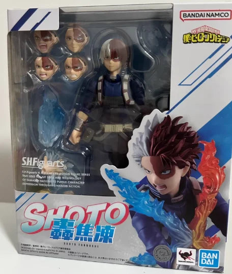 In Stock Bandai Original SHF My Hero Academia Katsuki Bakugo Anime Action Figure Model Fighter Model Toys Gifts For Collection