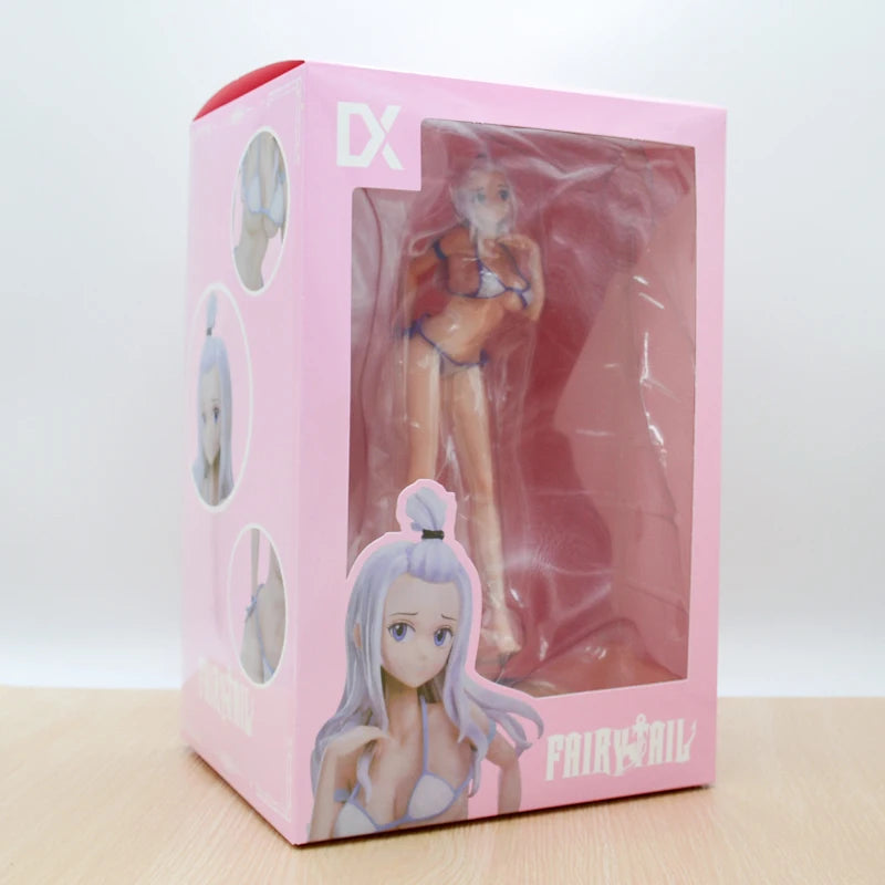 27cm Fairy Tail Mirajane Strauss Swimsuit Sexy Anime Girl Figure Erza Scarlet/Lucy Heartfilia Action Figure Model Doll Toys Gift