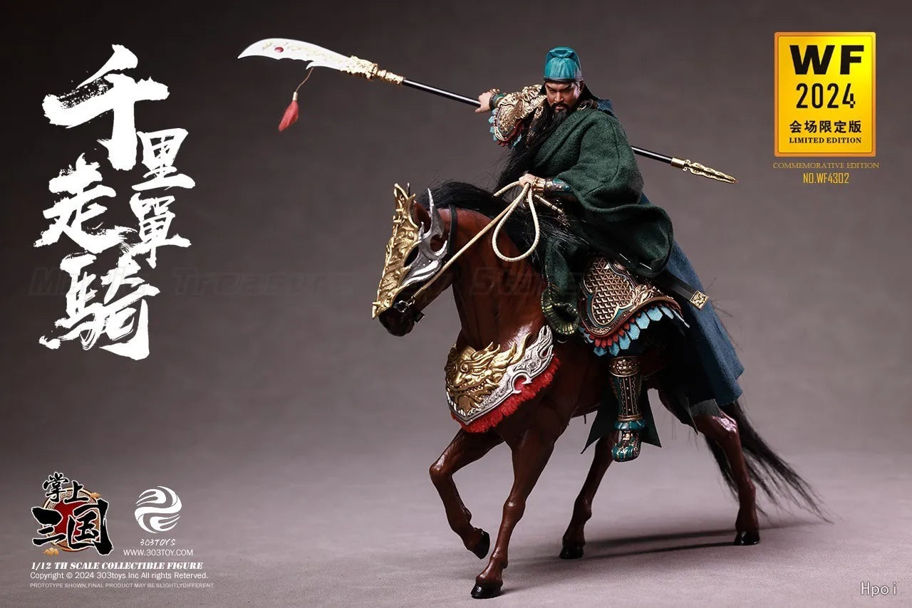 【In Stock】303TOYS WF4302 Riding Alone for Thousands of Miles-Guan Yu Yunchang  2024 WF Venue Edition 1/6 Action Figure Toy Gift