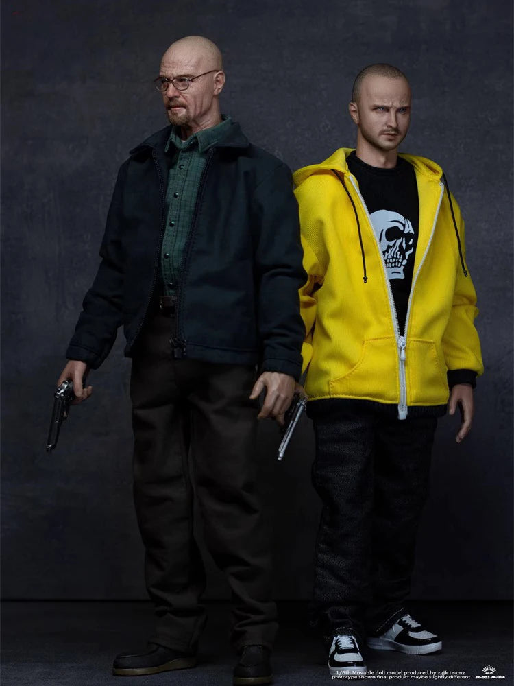 ZGJKTOYS 1/6 JK-003 Old White JK-004 Young Boy Pinkman Delicate 12" Man Soldier Model Breaking Bad Fans Collection Gift