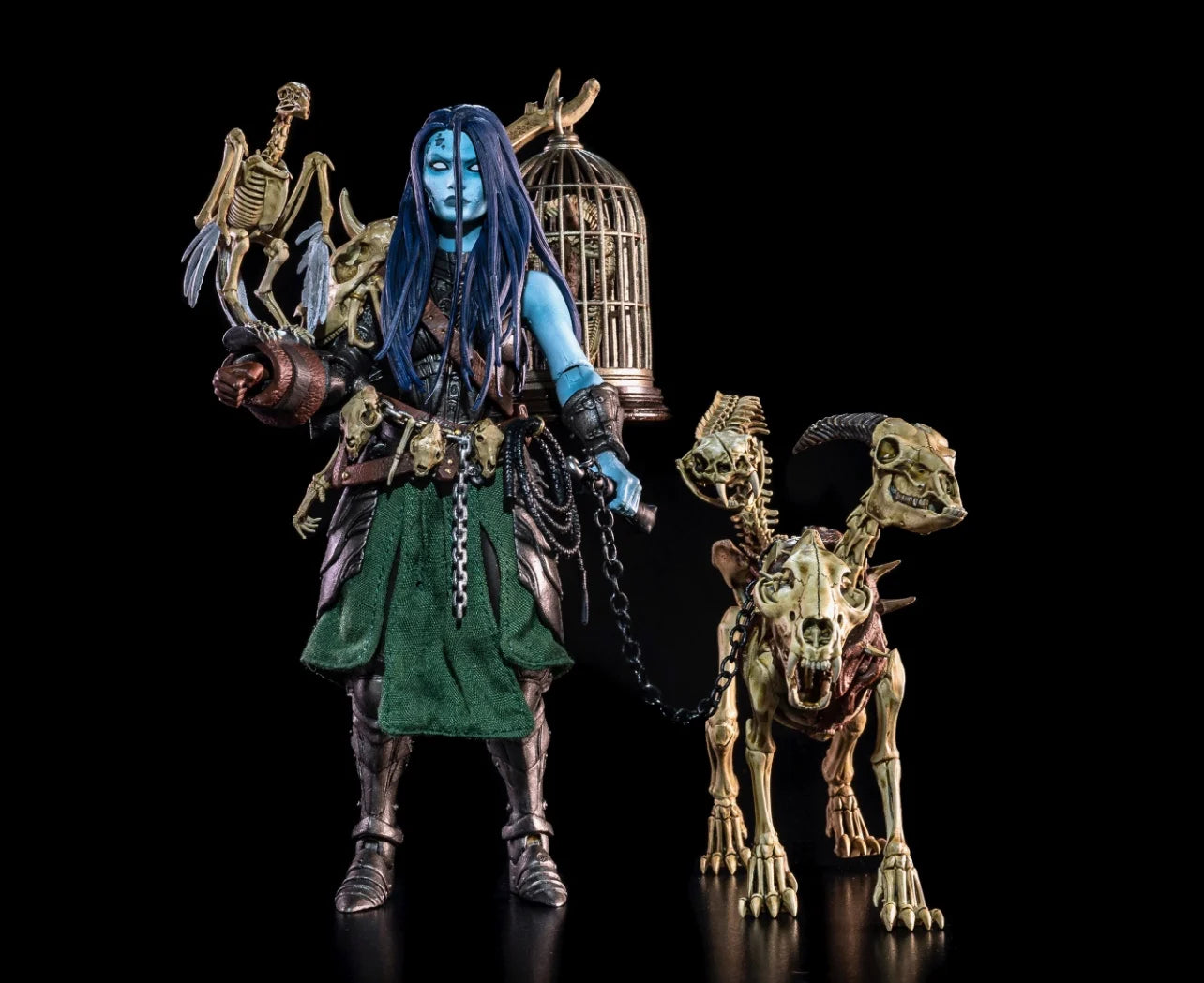 Genuine Four Horsemen Studio Mythic Legions Necronominus Series Undead Army Turpiculi Skeleton Beast  Action Figure Custom Model