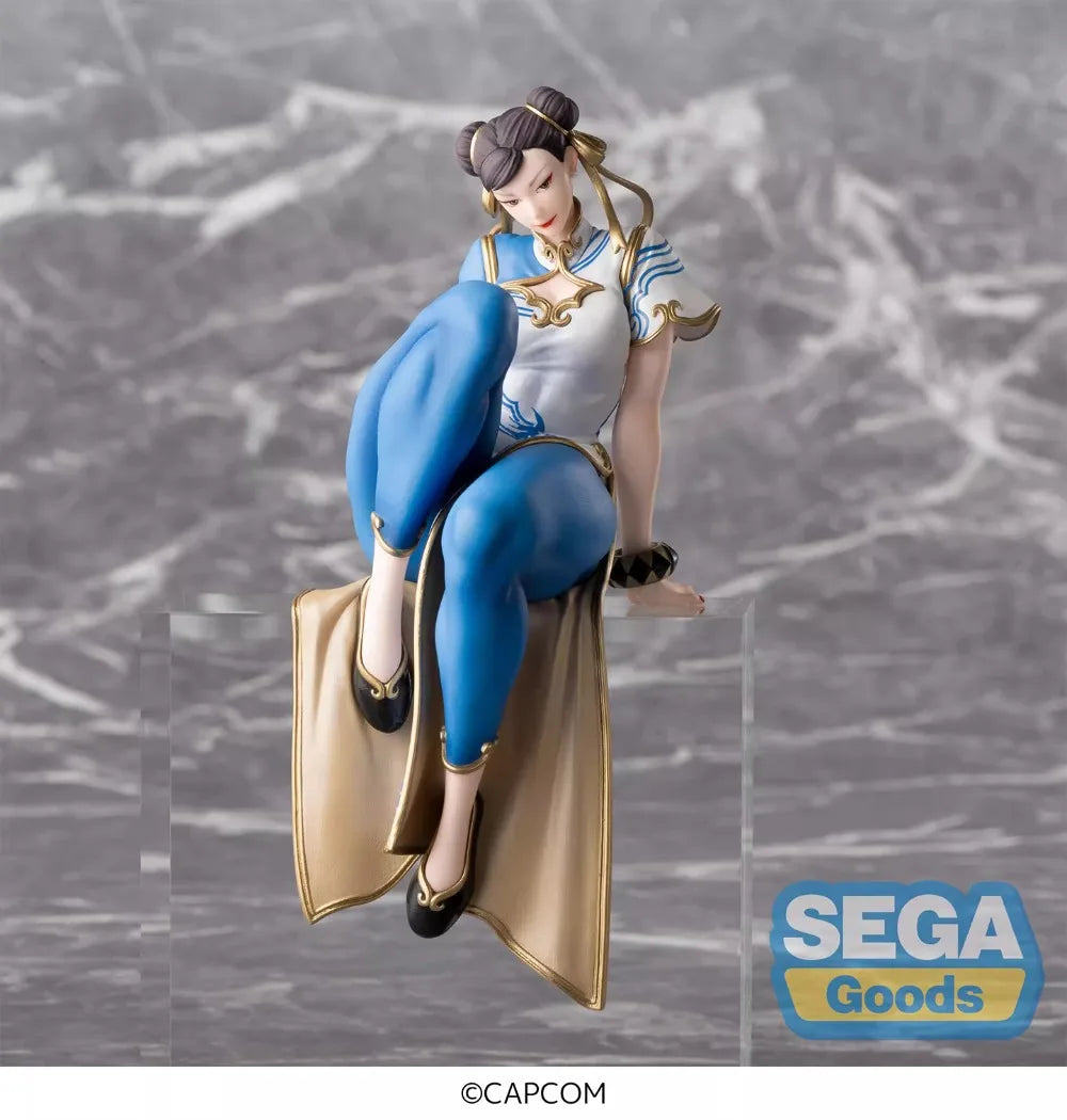 SEGA Genuine PM Street Fighter 6 Chun-Li Figure Two-dimensional Model Peripheral Desktop Ornaments Statue Collectibles Gifts