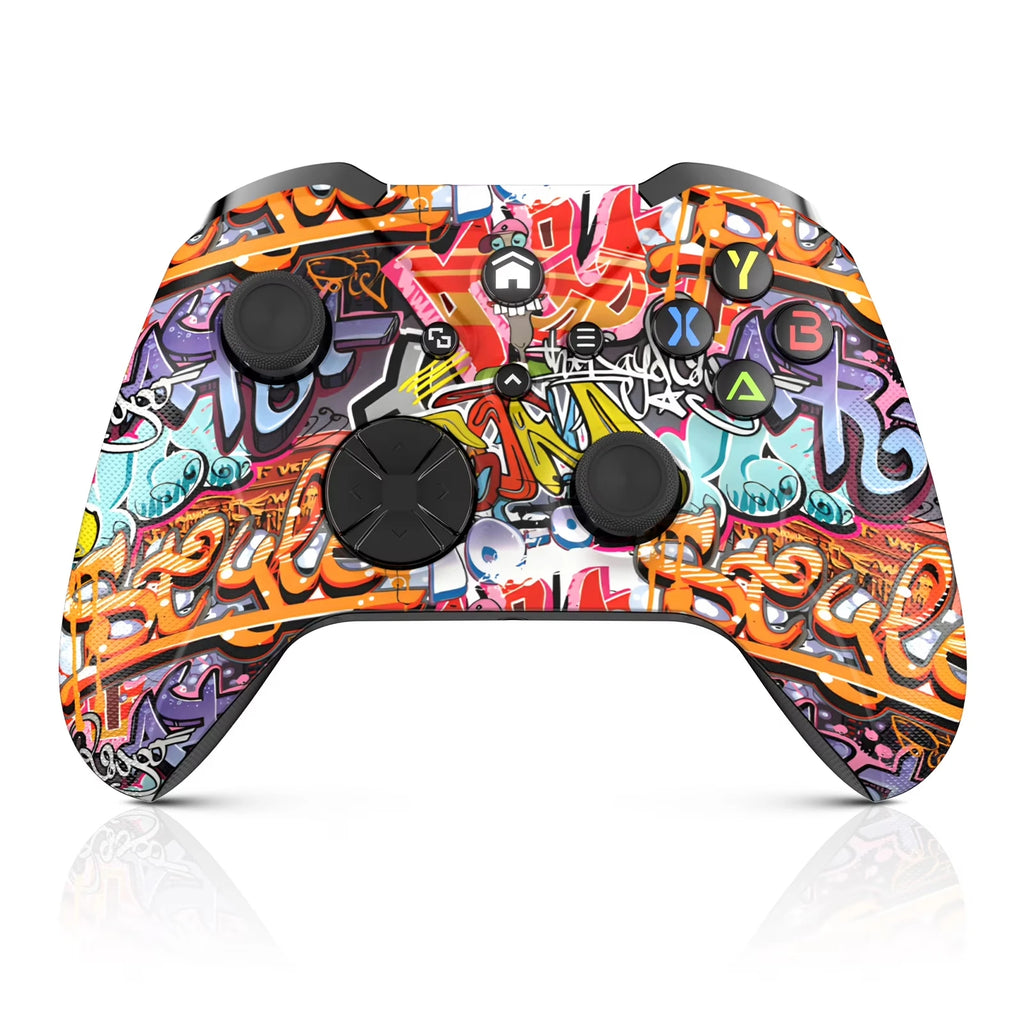 Wireless Xbox Controller for Xbox One X-S/ Xbox Series X-S/ PC, Support Turbo Macro Function, Six-Axis Sensor and Dual Vibration