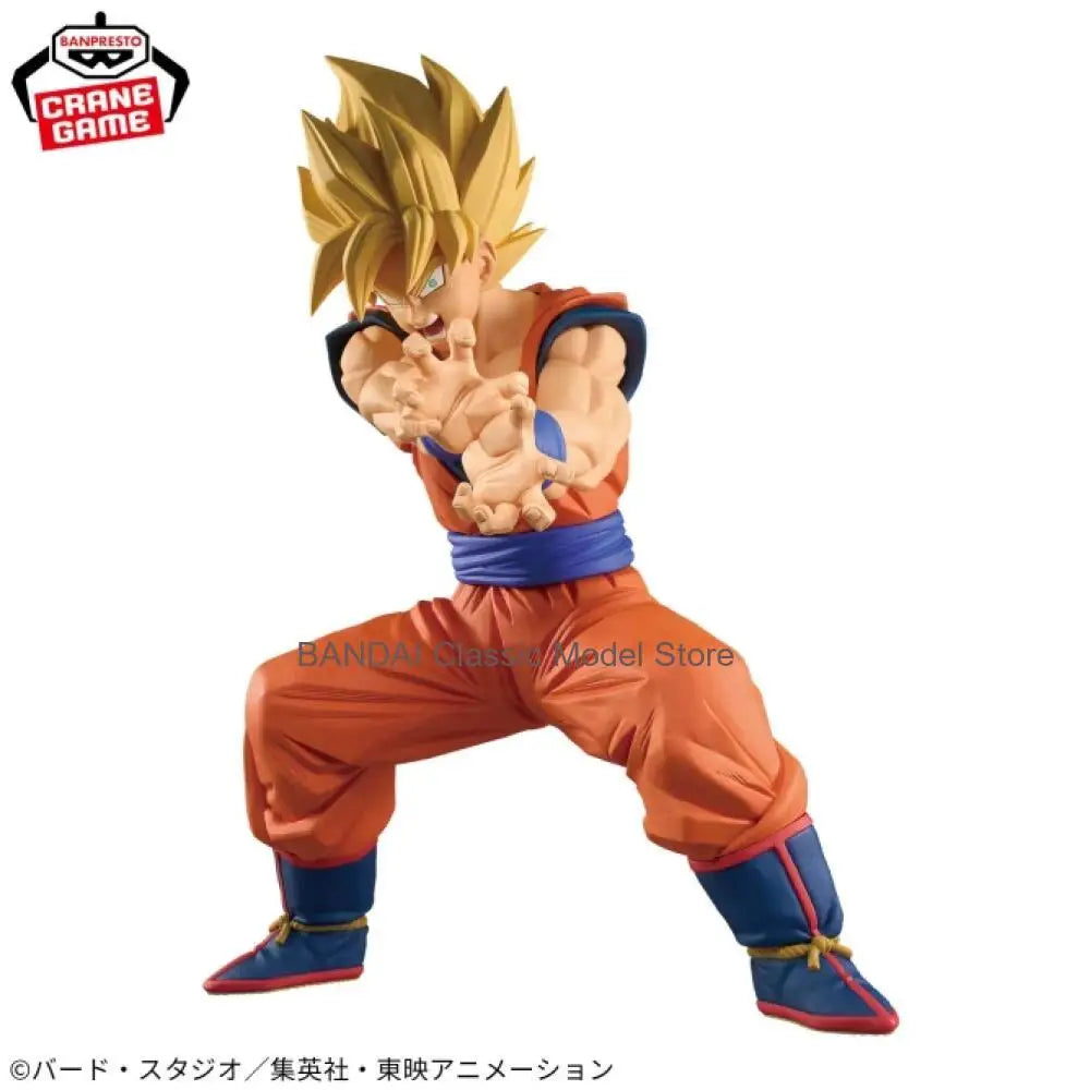 Original Genuine Model Banpresto Grandista Dragon Ball Z 25cm Son Goku II Figure Anime Figurine Toys Gifts Collections for Kids